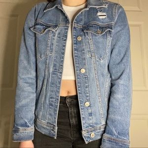 Hollister Distressed Denim Jacket